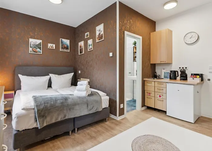 Vorstadtoase Fuer 3 - Queensize-bett, Schlafcouch, Parkplatz & Netflix - Naehe Ber شقة